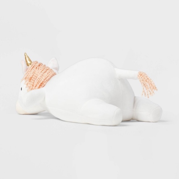 Unicorn Weighted Plush Throw Pillow - Pillowfort - Picture 4 of 9